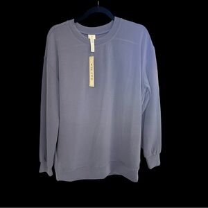 Yelete NWT Oversized Blue Sweatshirt
